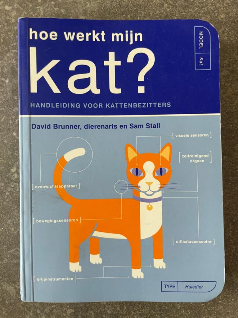 Boek ‘hoe werkt mijn kat’, Audio, Tv en Foto, Walkmans, Discmans en Minidiscspelers, Ophalen