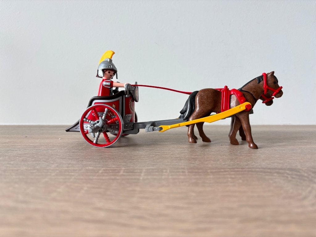 Romeinse strijdwagen met tribuun, Kinderen en Baby's, Speelgoed | Playmobil, Ophalen, Complete set, Overige typen, Historisch