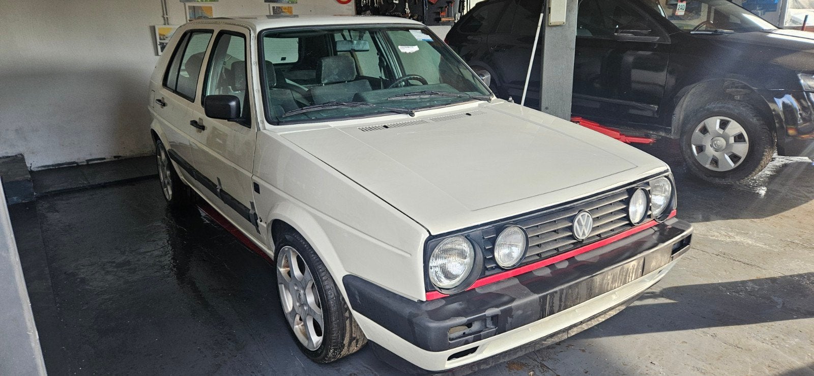 GOLF MK2 GTI 1.8 8V 1989, Auto's, Stof, Zwart, Wit, Bedrijf