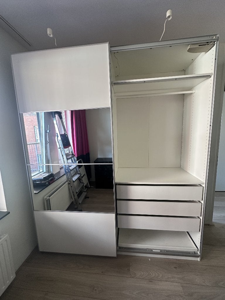 IKEA PAX Kledingkast | 200x58x236 cm | GRATIS LEVERING, Gebruikt, 200 cm of meer, IKEA MODERN, Met klep(pen)