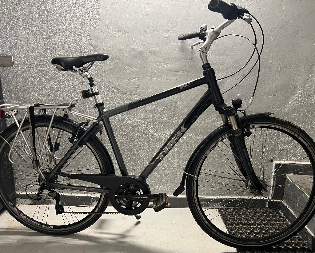 Trek 730 Stadsfiets, Gebruikt, Velgrem, Versnellingen, 53 tot 57 cm