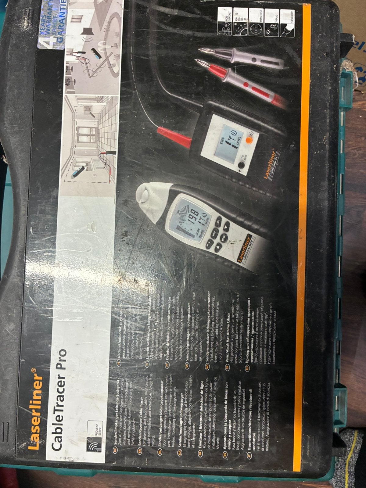 Cable tracer pro van laserline, Ophalen, Zo goed als nieuw, Elektriciteit