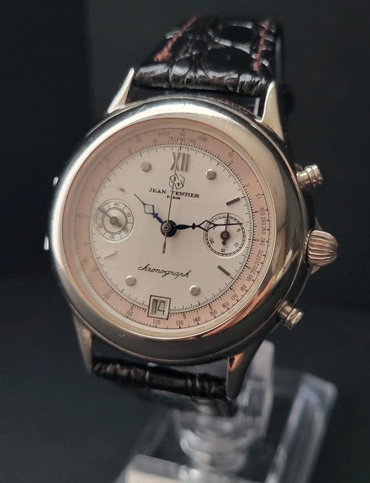 Jean Ventier Paris – Chronographe mécanique Poljot 3133, Enlèvement ou Envoi