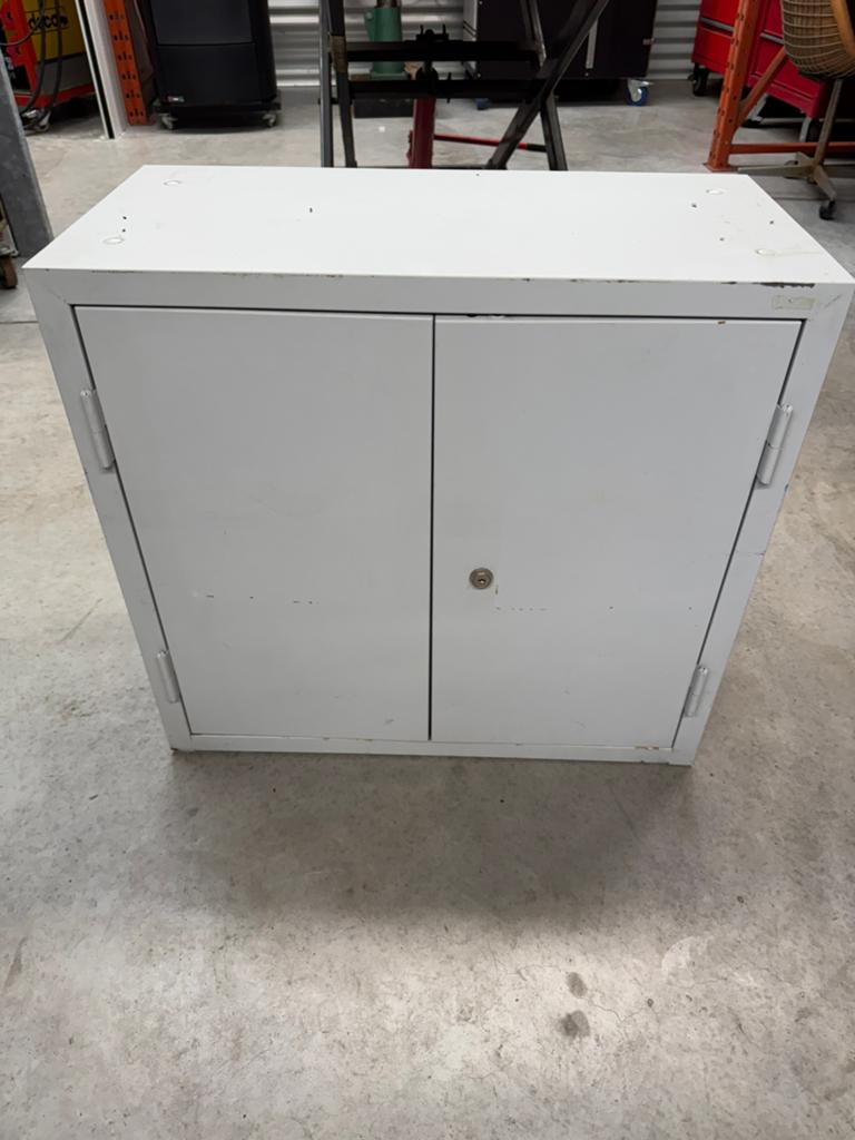 Metalen kasten (klein model), Huis en Inrichting, Kasten | Roldeurkasten en Archiefkasten, Ophalen, Gebruikt, 50 tot 100 cm, Minder dan 100 cm