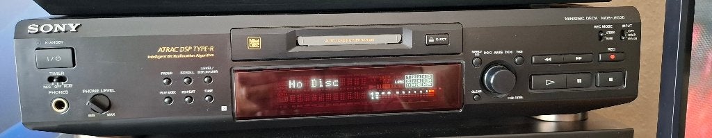 minidisc speler   MDS-JE530, Enlèvement ou Envoi, Utilisé