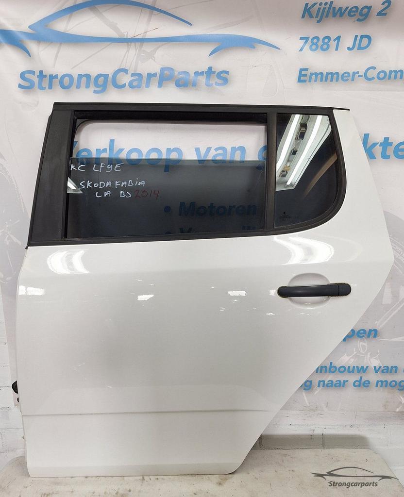 Deur Portier Skoda Fabia II links achter Compleet LF9E 2014, Auto-onderdelen, Gebruikt, -, Deur, -