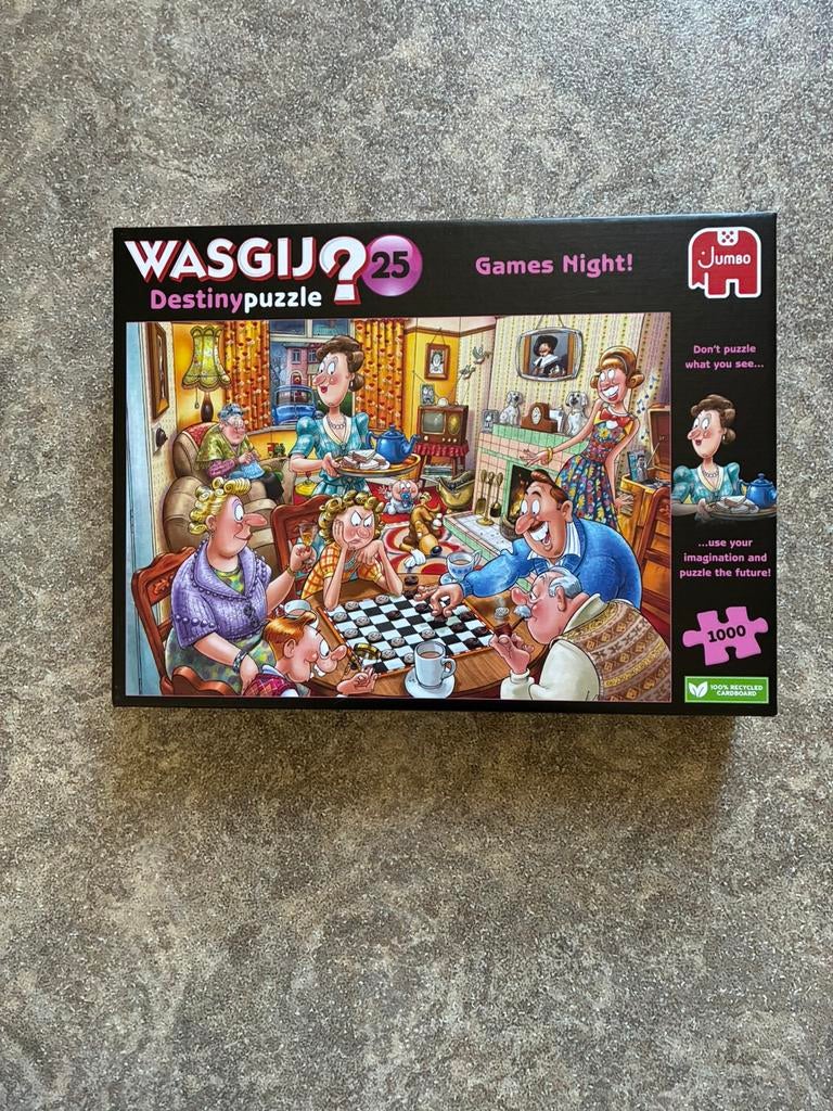 Wasgij roos nr 25 spelletjesavond 1000 st, Enlèvement, Comme neuf