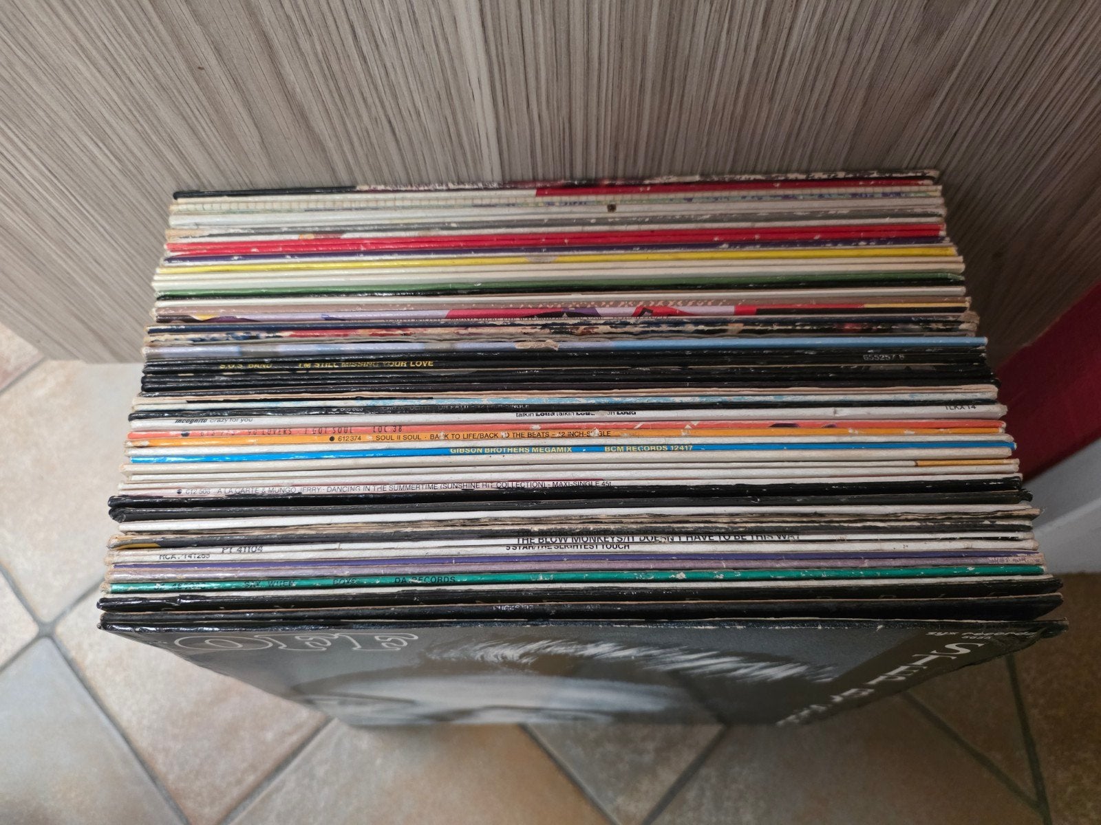 vinyls 12"  Maxi 45t.  Lots de 60 vinyls, CD & DVD, Enlèvement ou Envoi