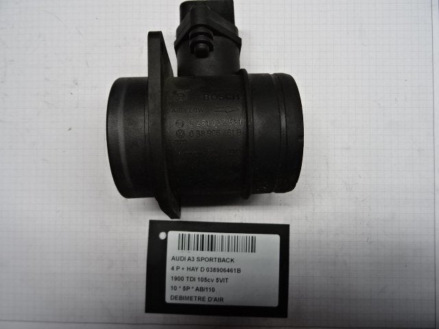DÉBITMÈTRE Audi A3 Sportback (8PA) (038906461B), Utilisé, Audi