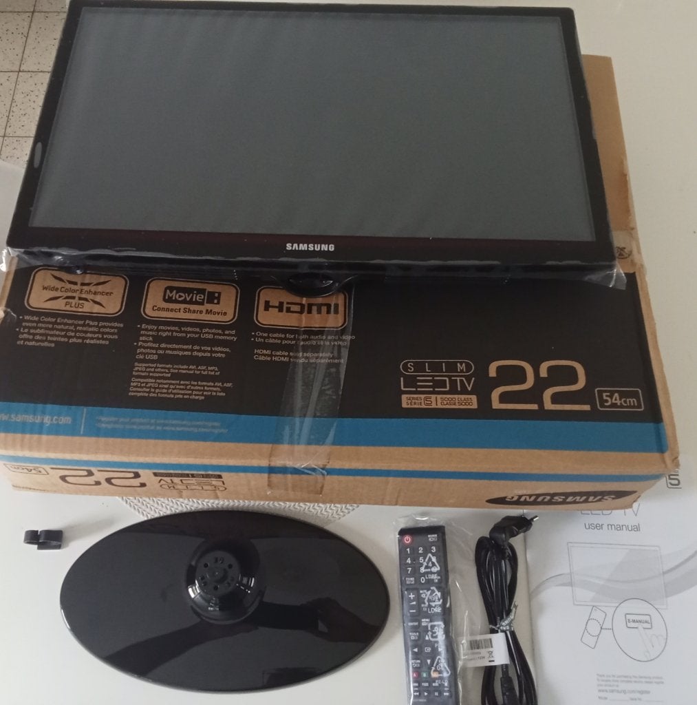 slim led tv samsung, Audio, Tv en Foto, Televisies, Ophalen, LED, HD Ready (720p), Nieuw