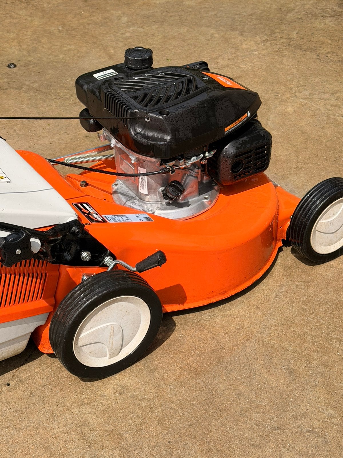 Stihl grasmaaier RM248, Ophalen, Zo goed als nieuw