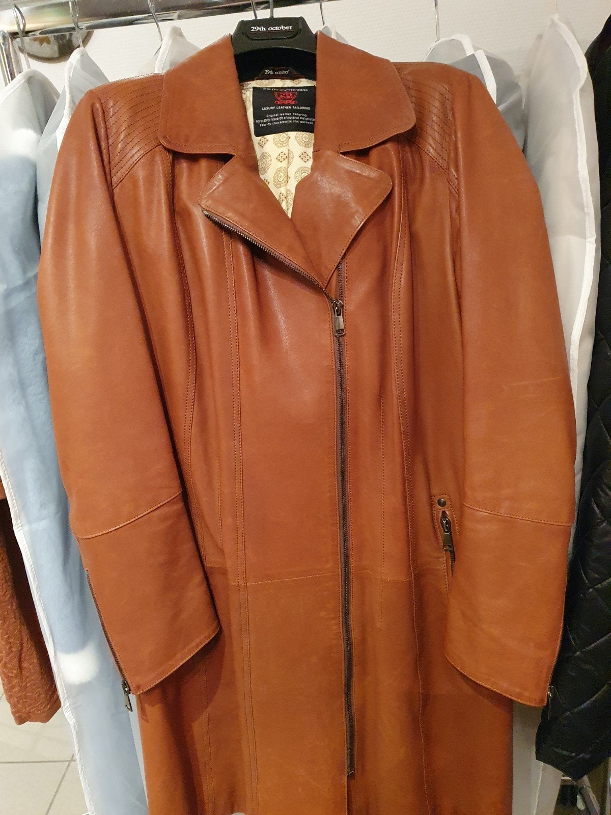 Lederen damesjas maat 44, Kleding | Dames, Ophalen