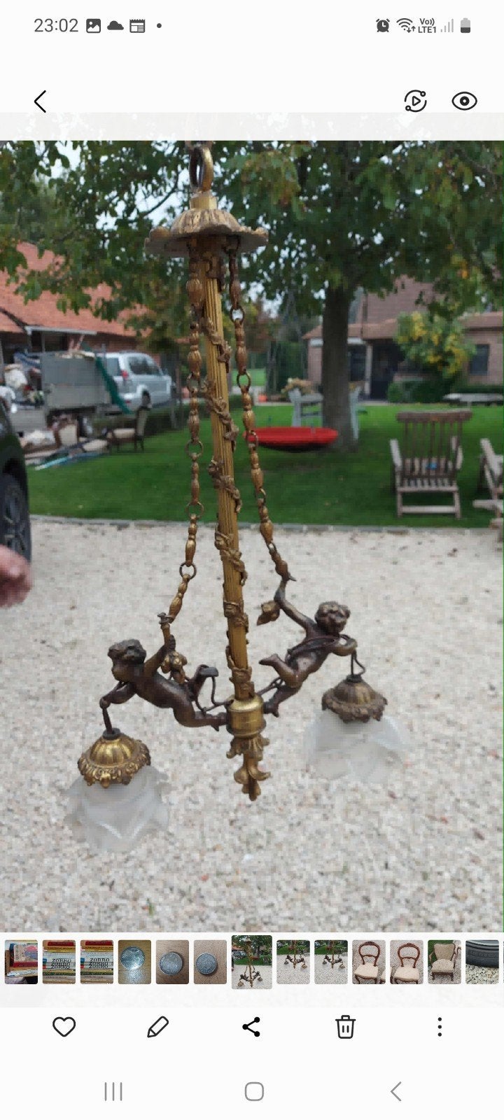 Antieke luchter, Antiek en Kunst, Ophalen