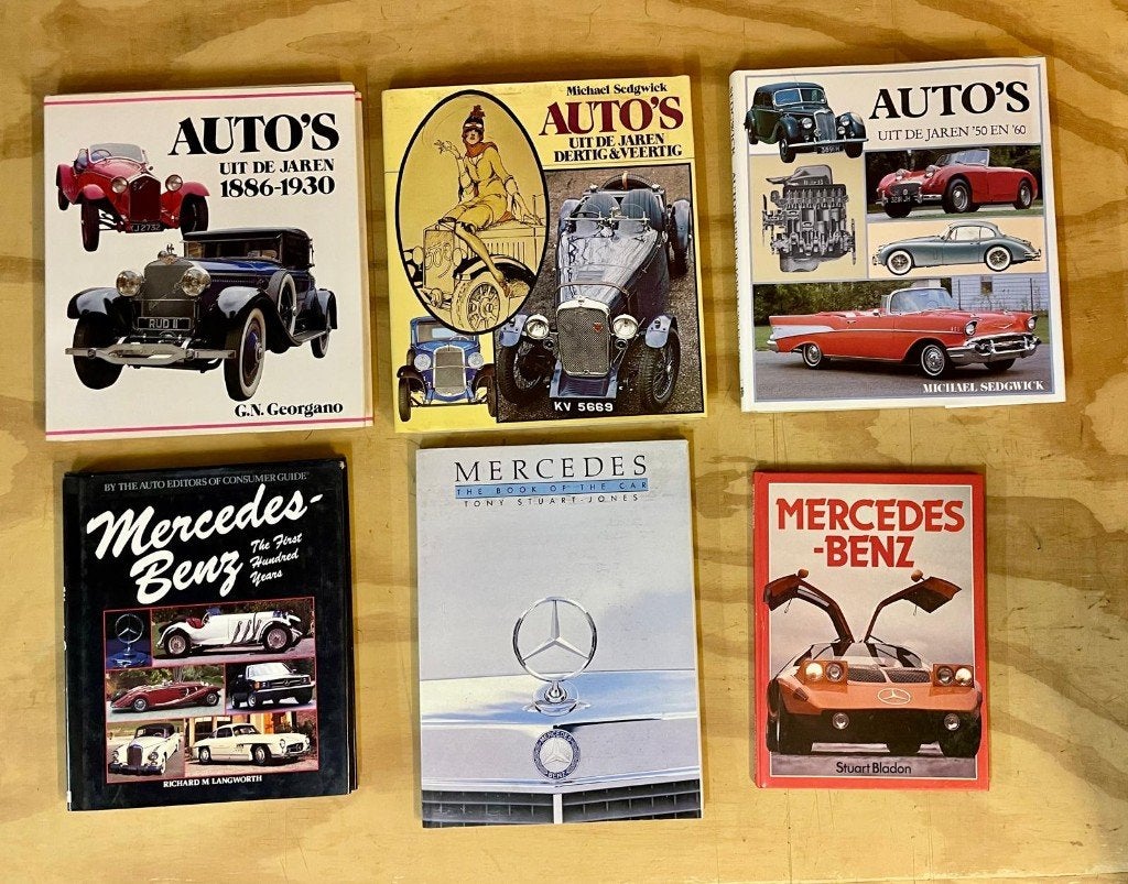 Boeken over auto's, Ophalen, Zo goed als nieuw