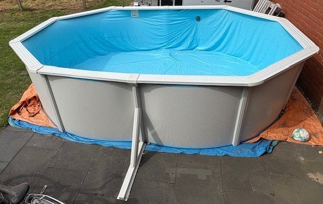 zwembad, Tuin en Terras, Gebruikt, 300 cm of meer, Ovaal, Ophalen