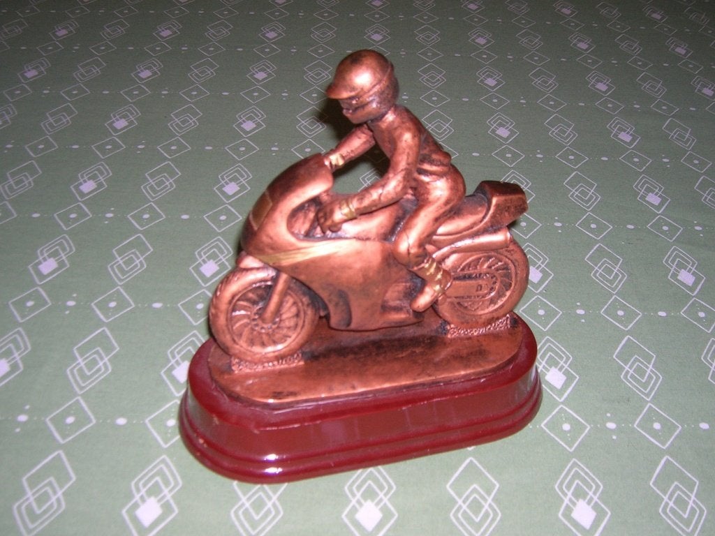 Beeld; Trofee motor rijder, Ophalen, Zo goed als nieuw, Overige typen