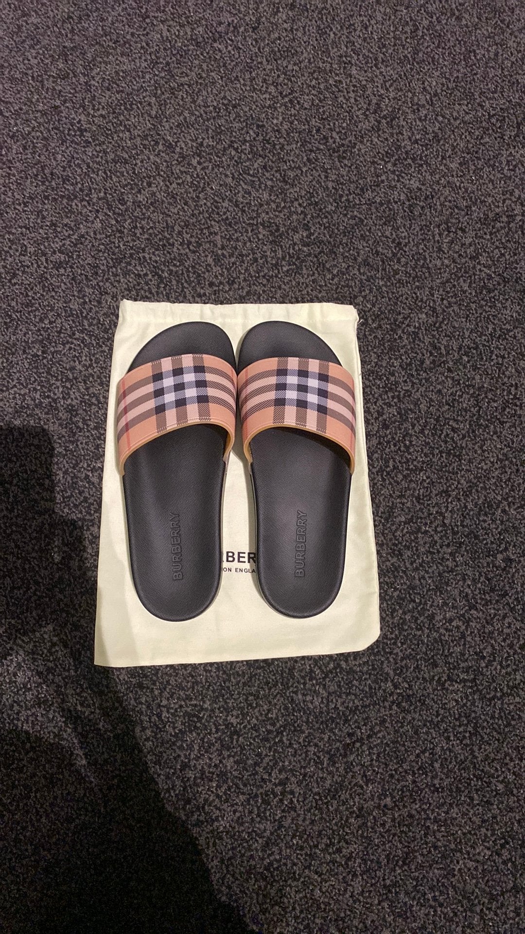 Claquette Burberry, Kleding | Heren, Bruin, Nieuw, Ophalen, Sandalen