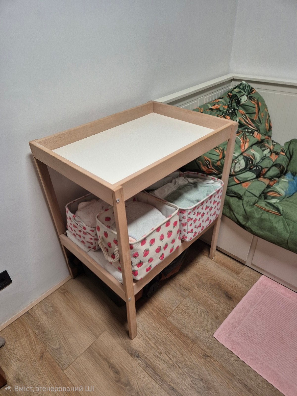 babyverschoontafel+4 dozen, Ophalen