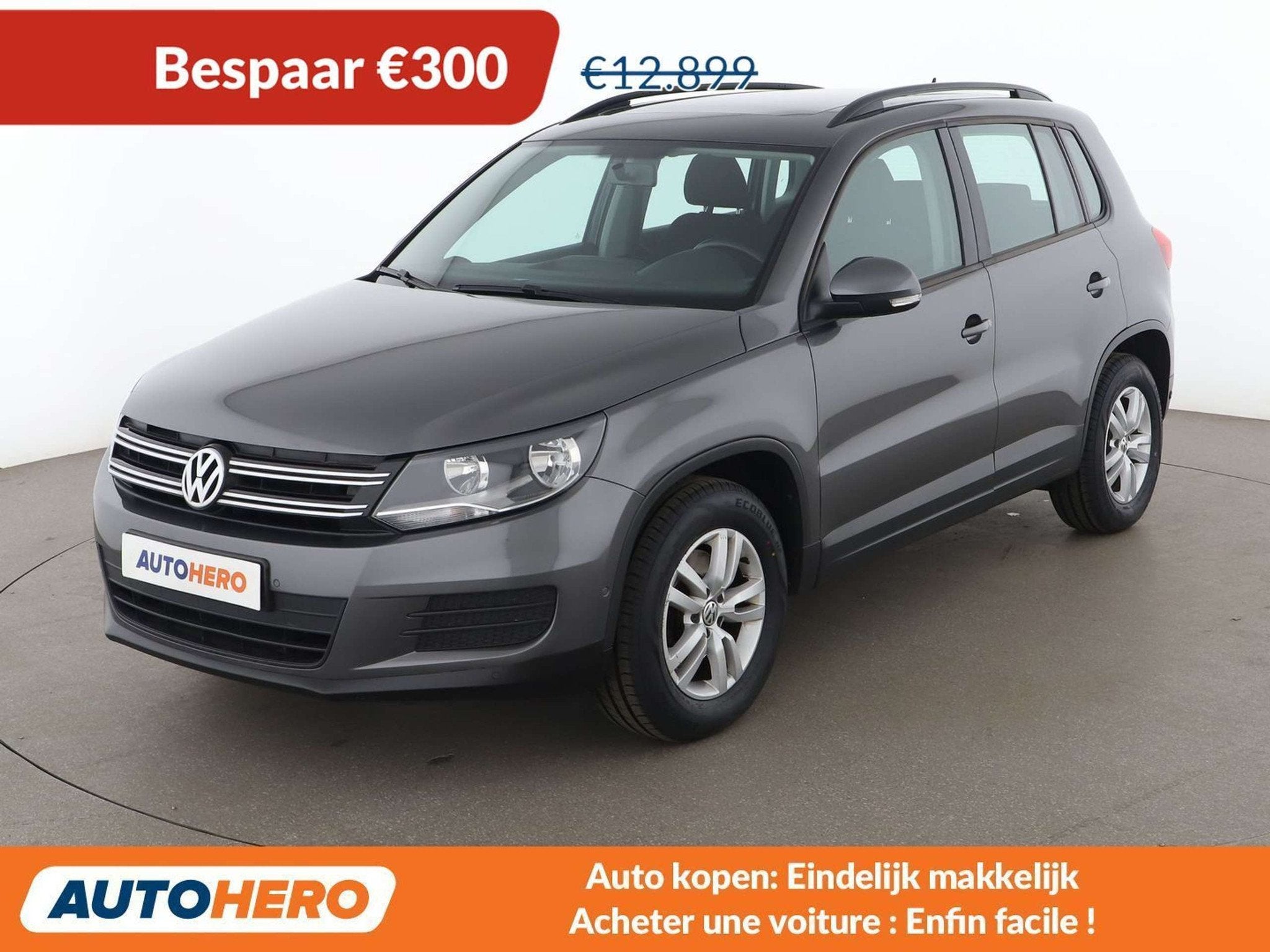 Volkswagen Tiguan 1.4 TSI Trend & Fun BlueMotion Tech, Autos, Volkswagen, 1395 cm³, Argent ou Gris, Achat, 149 g/km