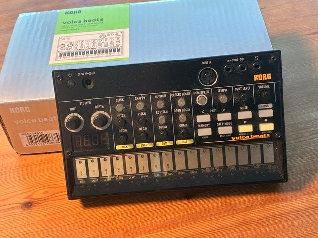 Korg VolcaBeats analog drummachine. Prijsdaling !, Ophalen of Verzenden, Zo goed als nieuw, Korg