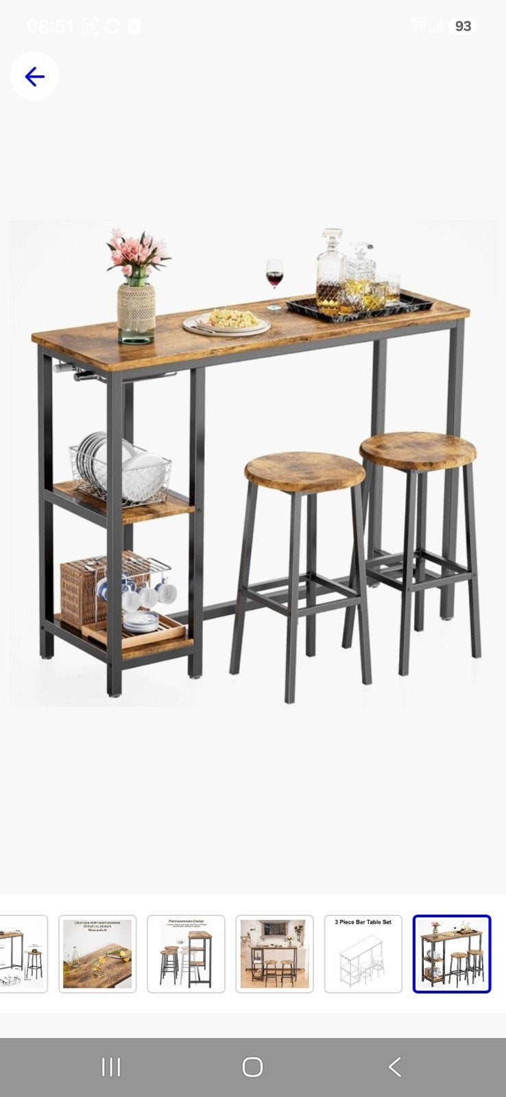 Bar/ eettafel en krukjes, Huis en Inrichting, Ophalen