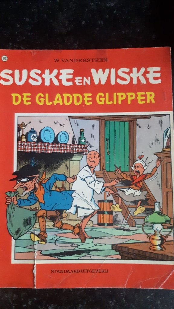 Suske en Wiske 149 - De gladde glipper - 1ste druk, Enlèvement, Utilisé