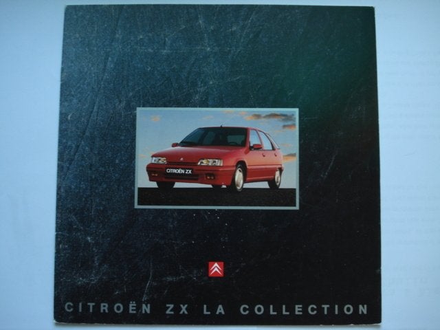 Citroën ZX La Collection 1991 Brochure Catalogue Prospekt, Envoi, Utilisé, Citroën