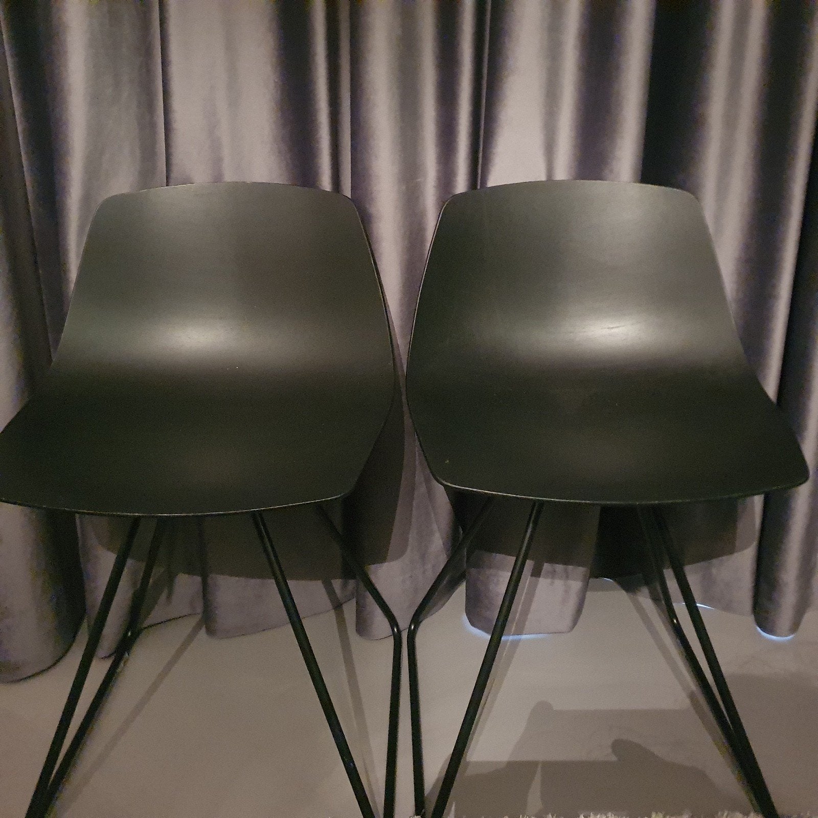 6 Lapalma Miunn design stoelen (black open pore), Huis en Inrichting, Stoelen, Ophalen, Zwart, Design, Zo goed als nieuw