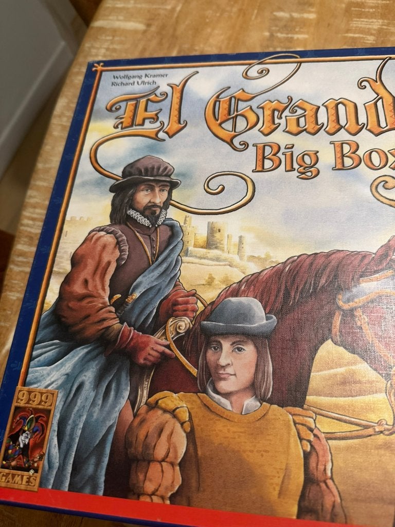 El Grande Big Box *999 Games* - volledig, 1 ou 2 joueurs, Geen idee, Comme neuf, Geen idee