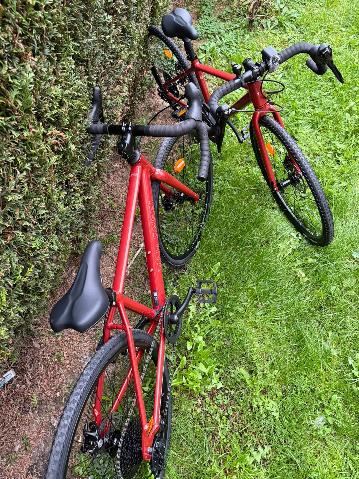 Van rysel Vélo Gravel enfant 26" 9-12 ans, GRVL 500 rouge, Enlèvement, Neuf, Frein à disque, 20 pouces ou plus