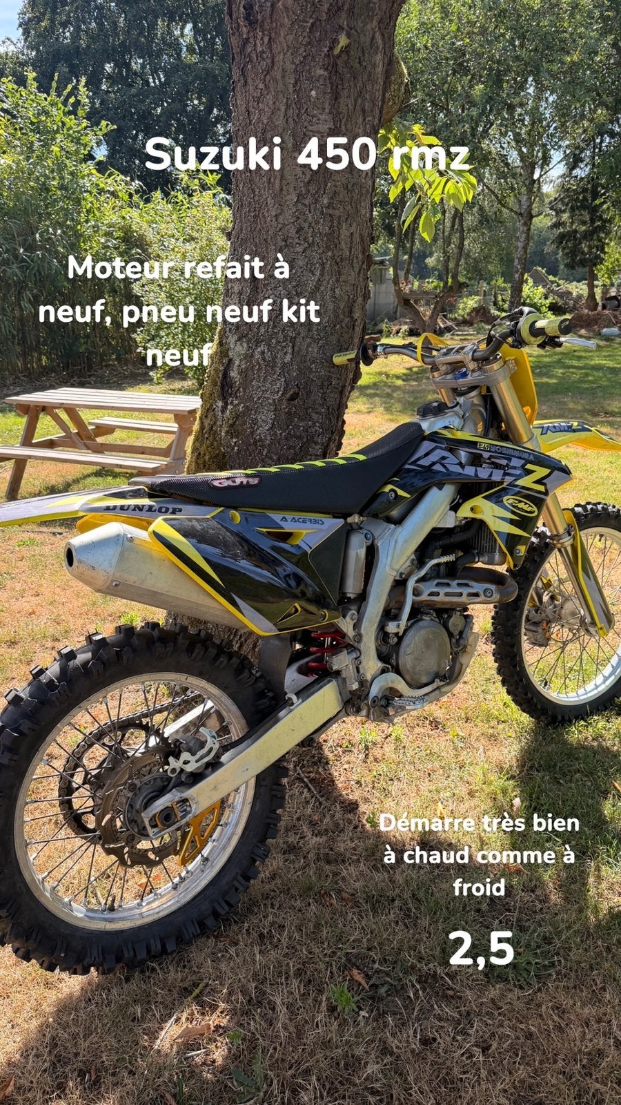 Suzuki 450 rmz, Ophalen, Zo goed als nieuw, Suzuki