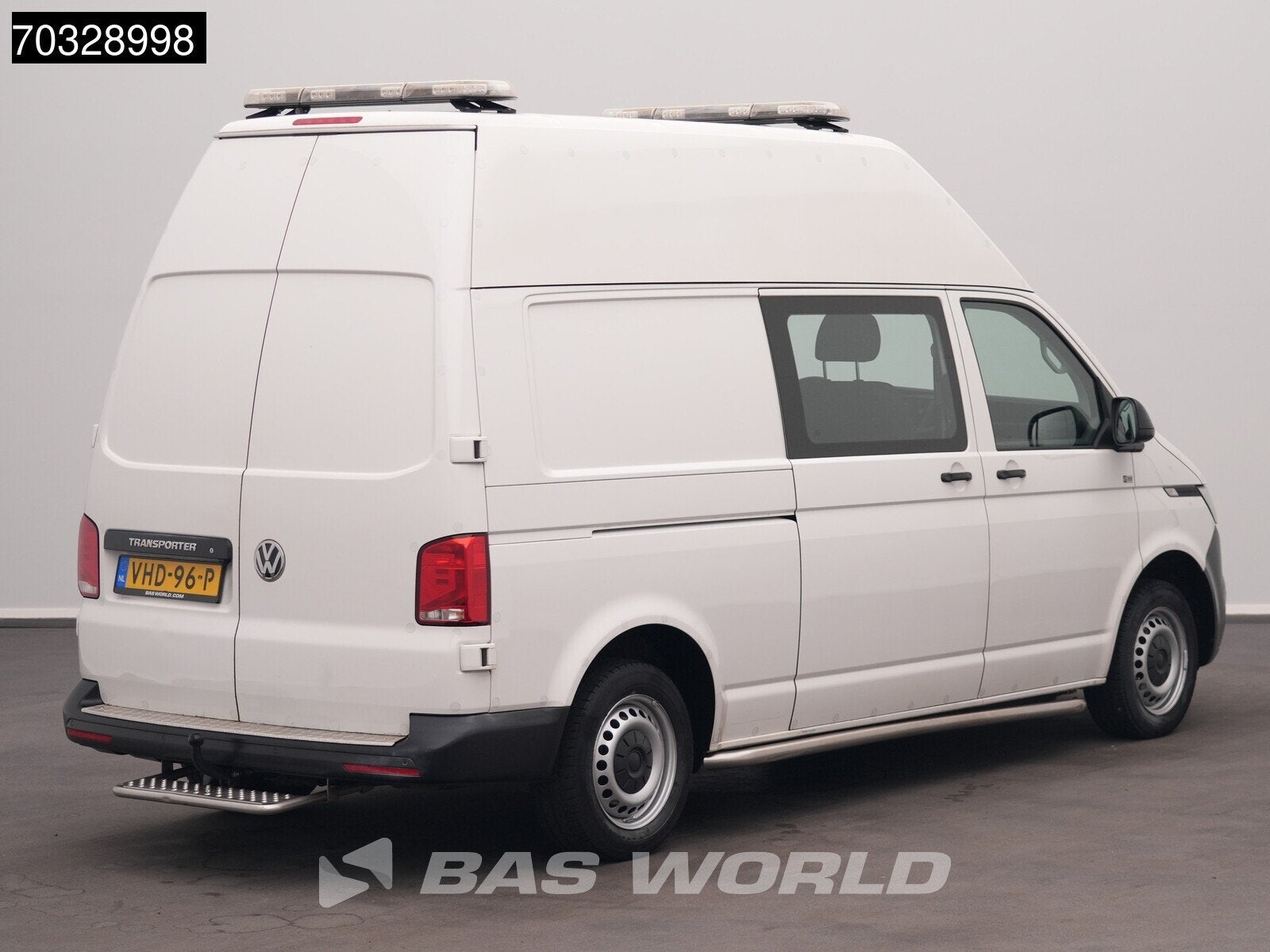 Volkswagen Transporter 150PK Automaat Hoog Dak Dubbel Cabine, Auto's, Bestelwagens en Lichte vracht, Stof, Gebruikt, Volkswagen