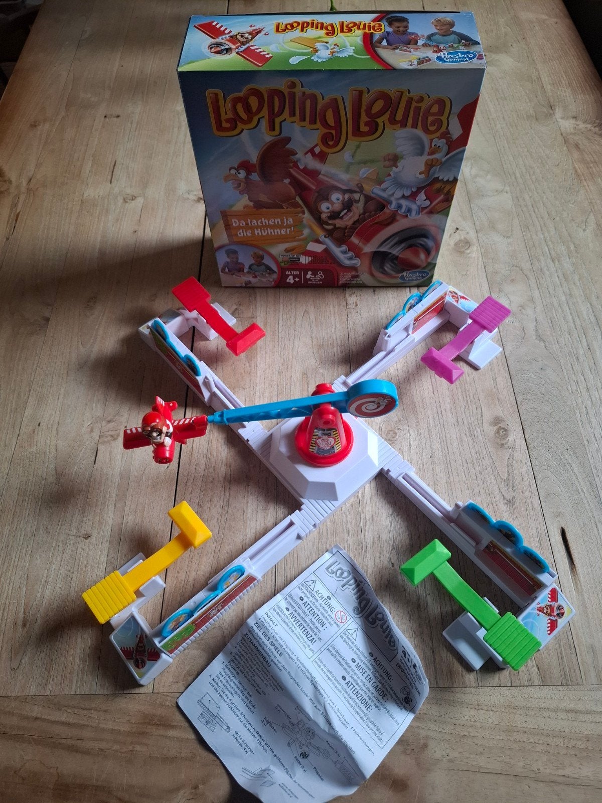 Stef Stuntpiloot / Looping Louie Hasbro spel compleet, Een of twee spelers, Ophalen of Verzenden, Gebruikt, Hasbro gaming