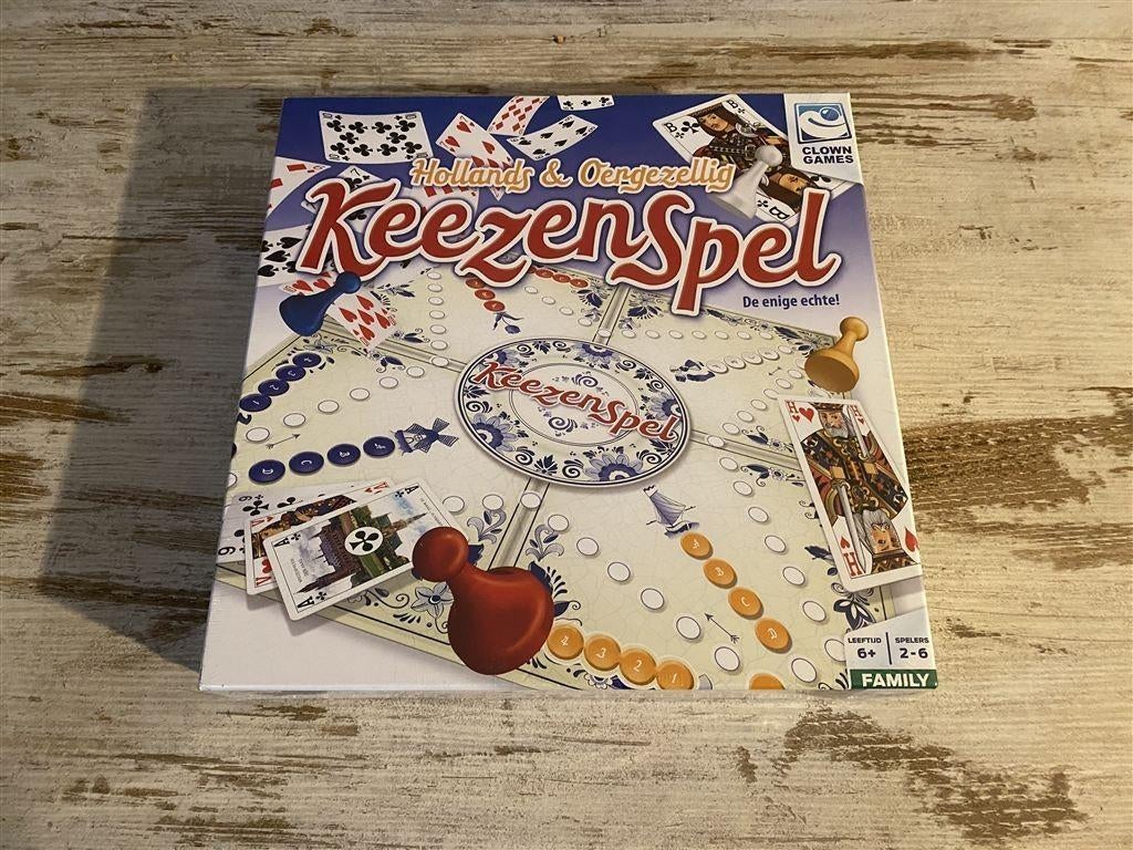 Keezenspel hollands en oergezellig [s549], Hobby en Vrije tijd, Gezelschapsspellen | Bordspellen, Zo goed als nieuw, Verzenden