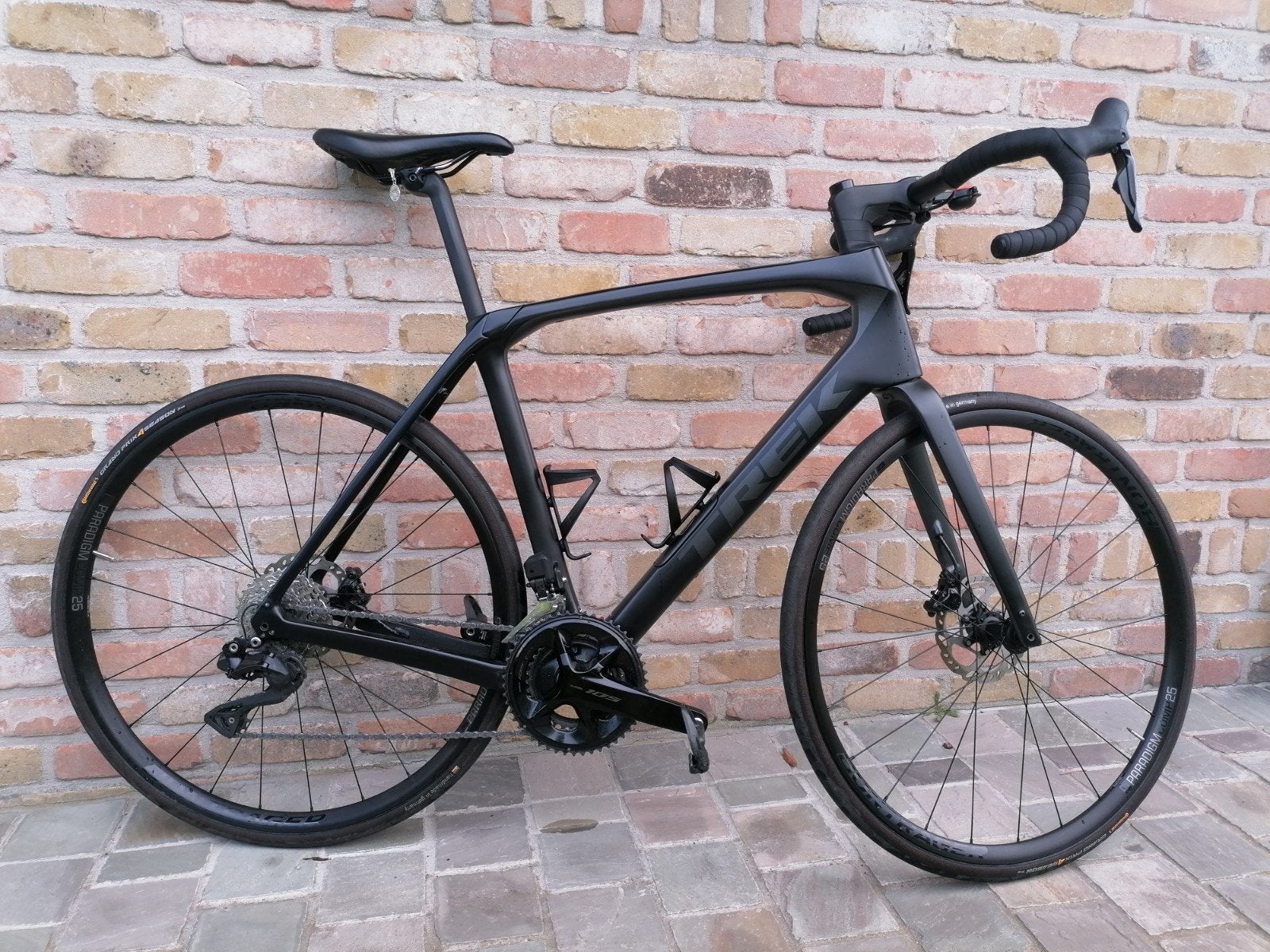 TREK DOMANE SL6 GEN4 SHIMANO 105 12SP SIZE 58 BLACK - 2023, Enlèvement, Utilisé, Carbone, Frein à disque