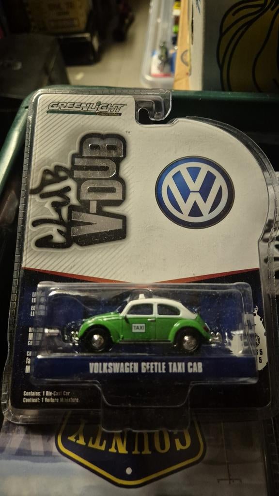 Greenlight 1.64 vw volkswagen beetle, Hobby en Vrije tijd, Ophalen of Verzenden