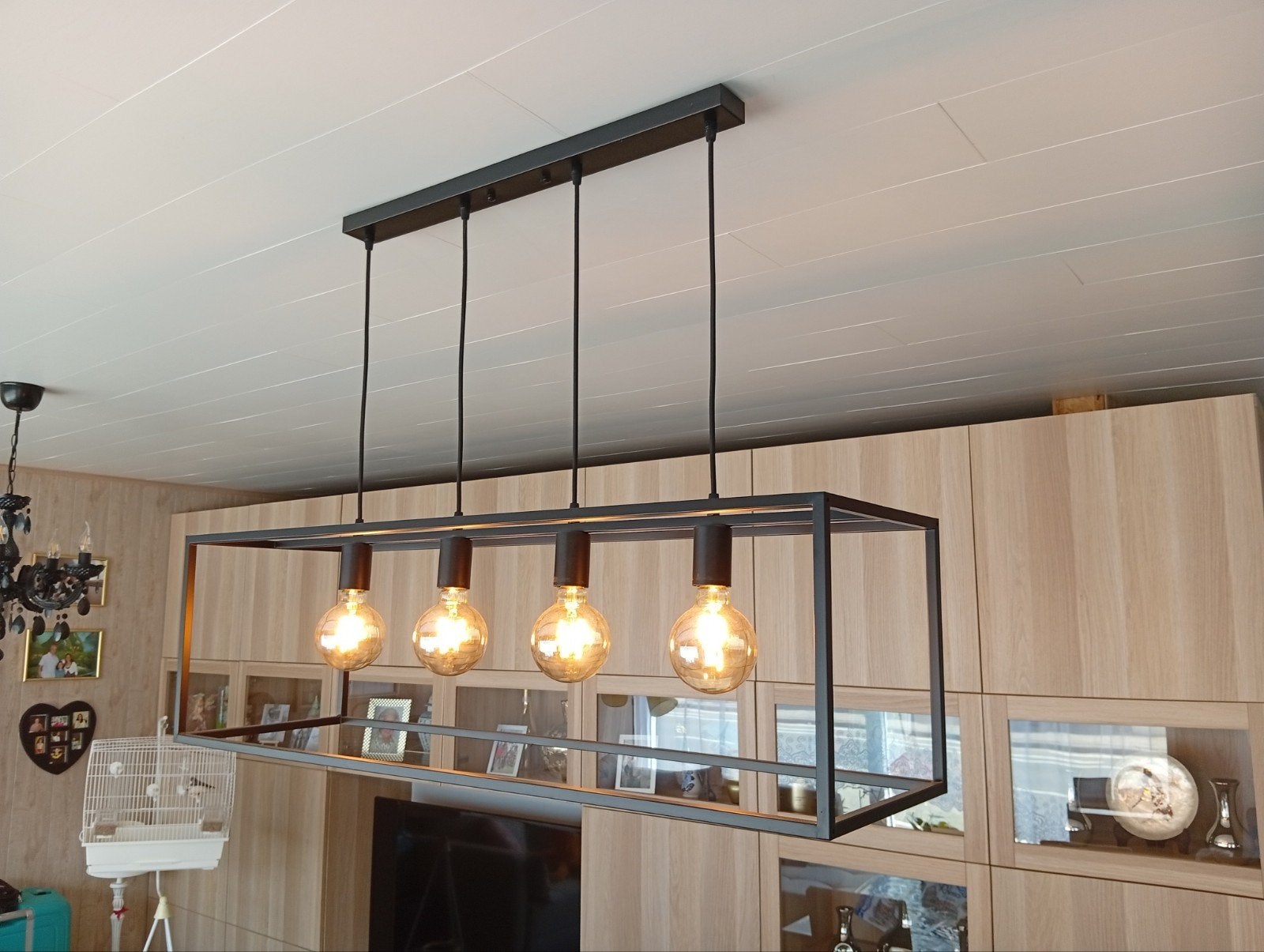 Zwarte hanglamp in nieuwe staat, Ophalen