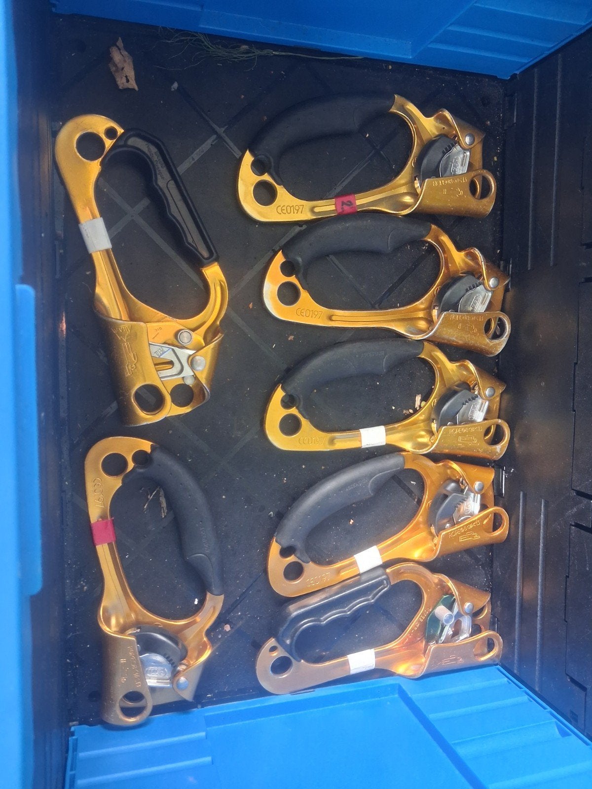 Matériel d'escalade, spéléo, cordes (Petzl, Kong), Enlèvement, Utilisé