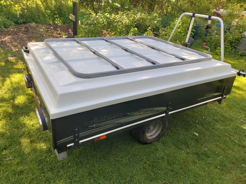 vouwwagen  Raclet type SOLENA, Caravans en Kamperen, Vouwwagens, Raclet, tot en met 2, Blauw, Ophalen