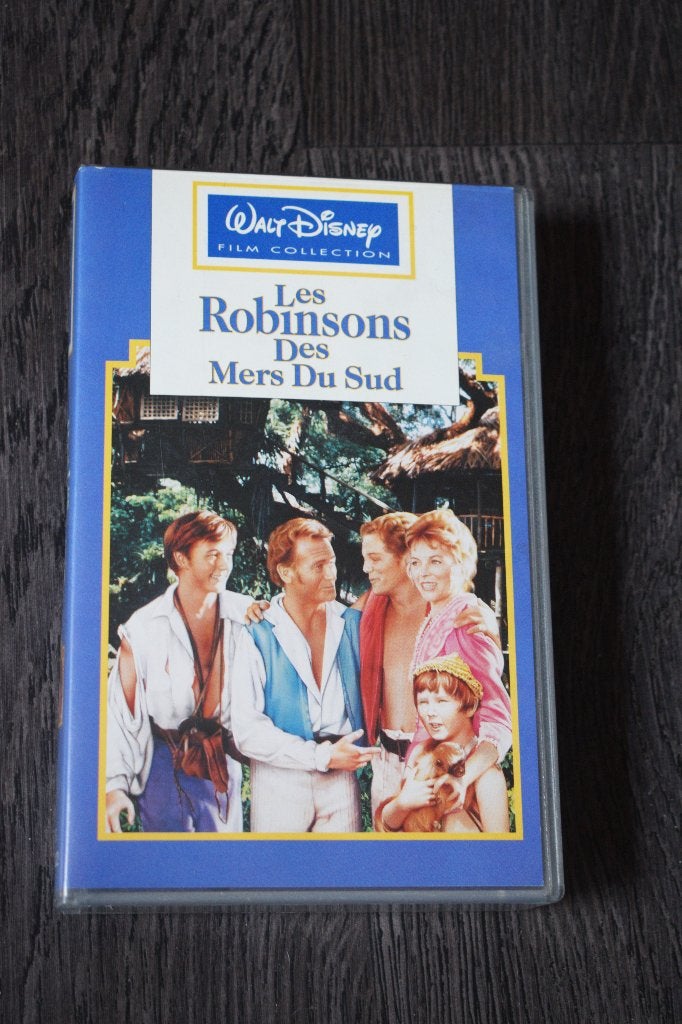 K7 VHS Disney robinsons des mers du sud 1960 1994, Ophalen of Verzenden, Gebruikt, VHS