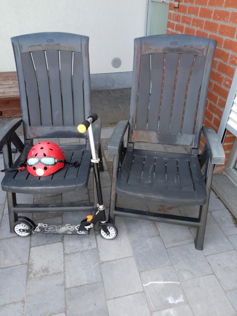 Verstelbare tuinstoelen (2) merk Jardin, Ophalen