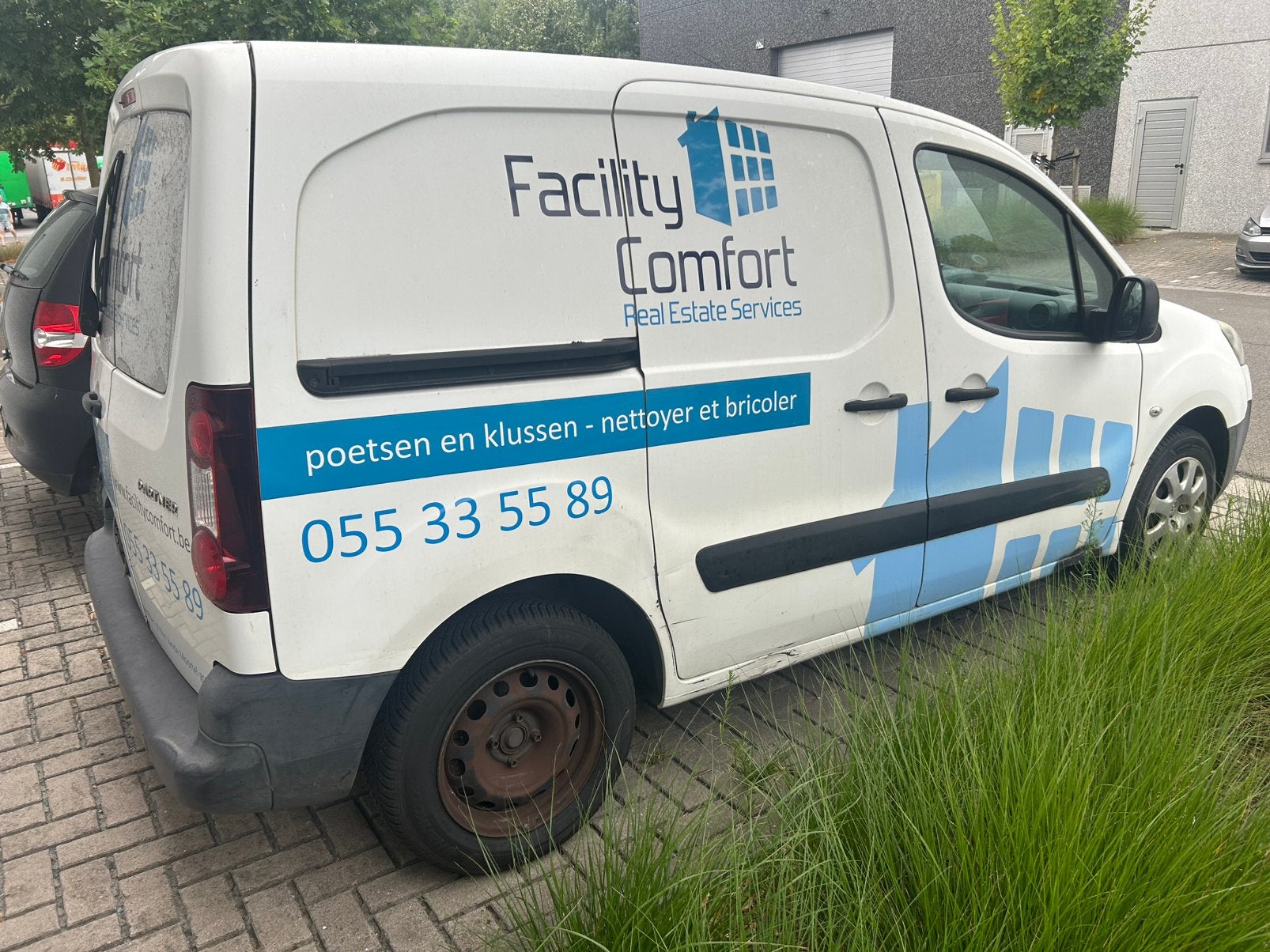 Peugeot partner 1.6hdi/ 3-zit/airco/ lichte vracht, Auto's, Elektrische ramen, Wit, Bedrijf, Te koop
