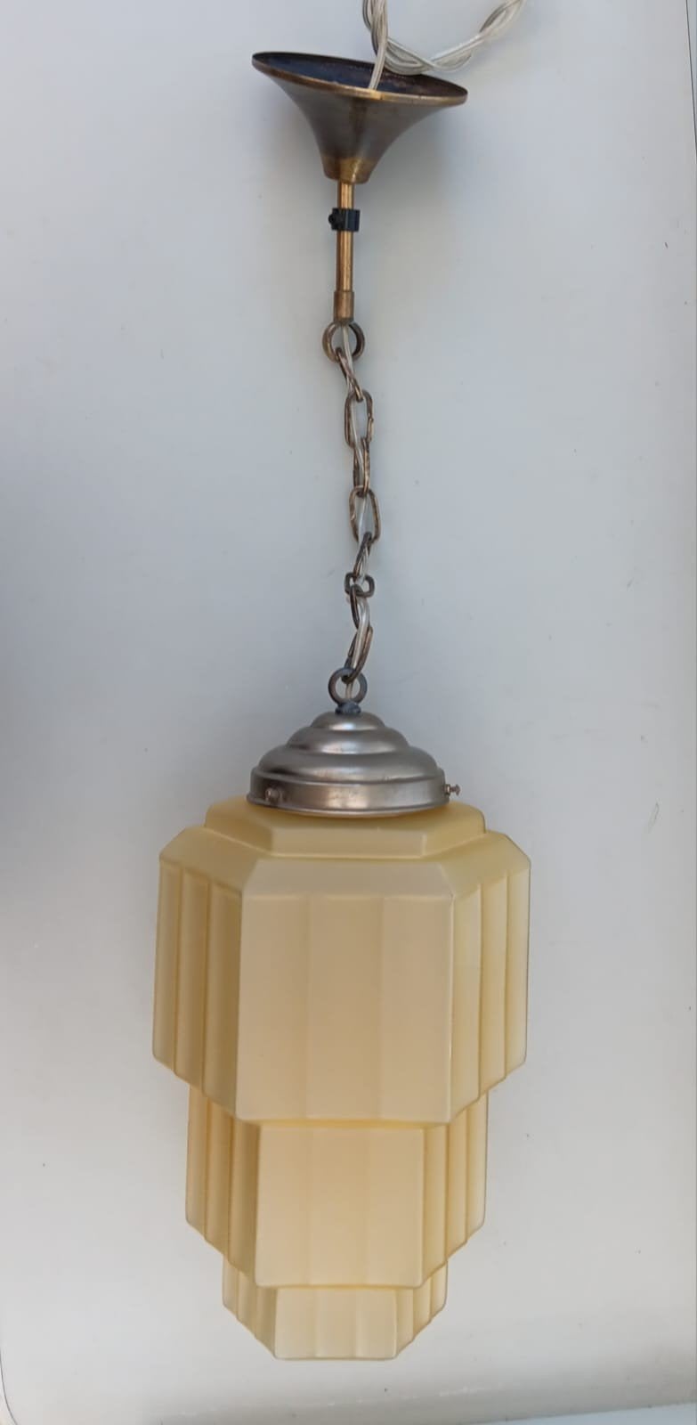Lampe suspendue art déco, Antiquités & Art, Enlèvement ou Envoi