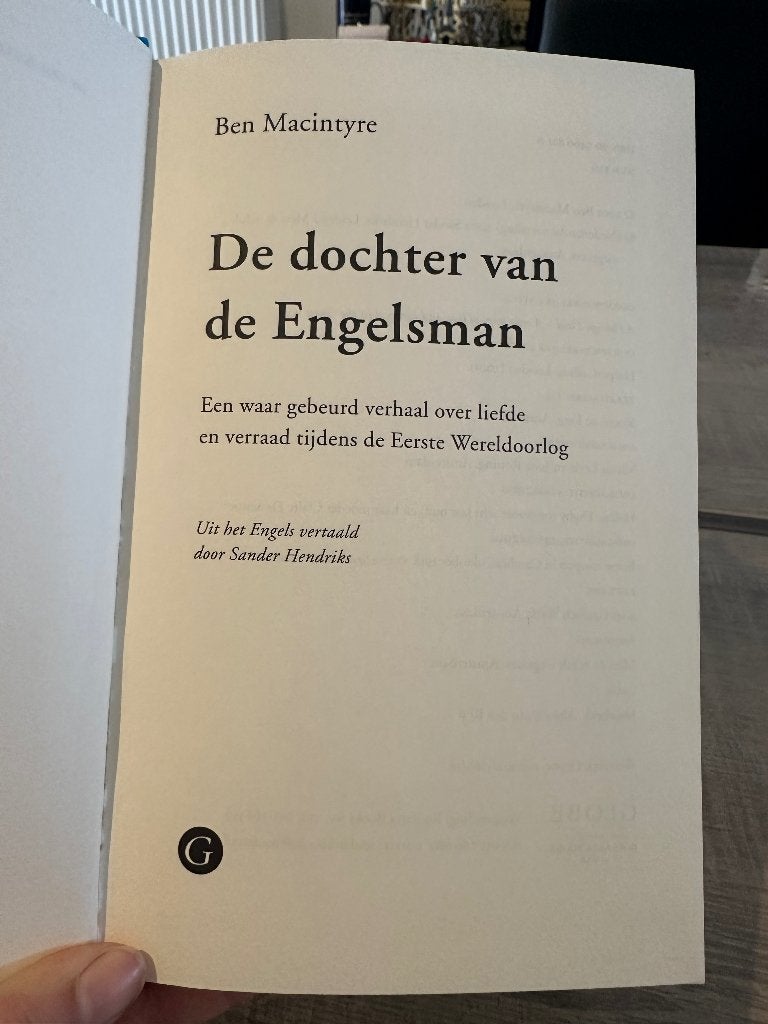 De dochter van de Engelsman, Ophalen, Zo goed als nieuw