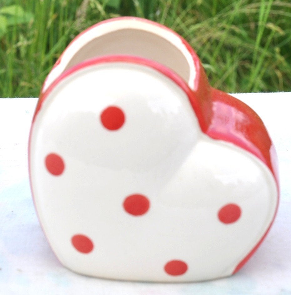 cache pot coeur pour montage floral ou plante, Enlèvement ou Envoi, Comme neuf, Autres matériaux, Intérieur