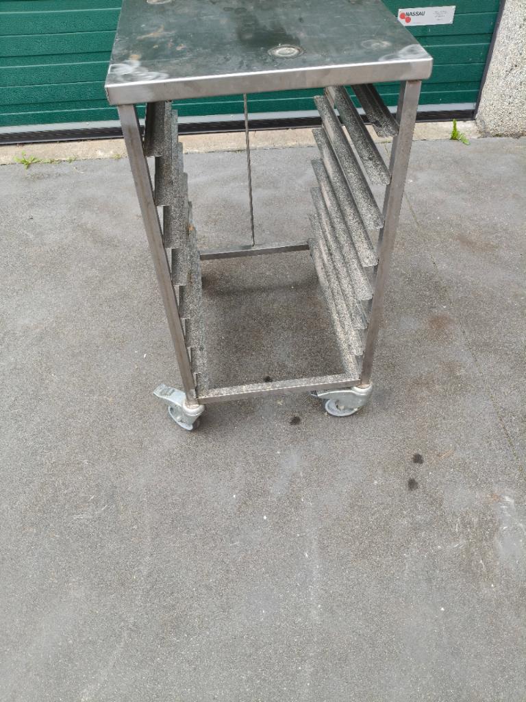 support en inox, chariot en inox, chariot en PVC, Enlèvement