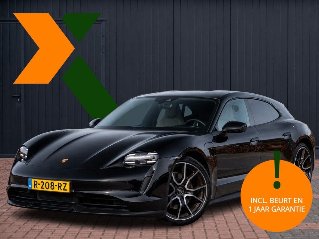 Porsche Taycan Sport Turismo 79 kWh | 21” Exclusive LM | Ach, Auto's, Porsche, Automaat, Parkeersensor, Zwart, Break