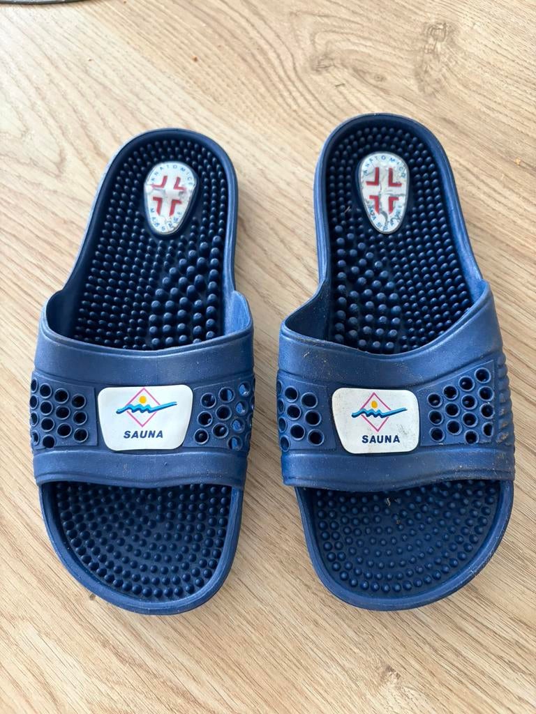 Saunaslippers(nieuw), Blauw, Instappers, Nieuw, Ophalen of Verzenden