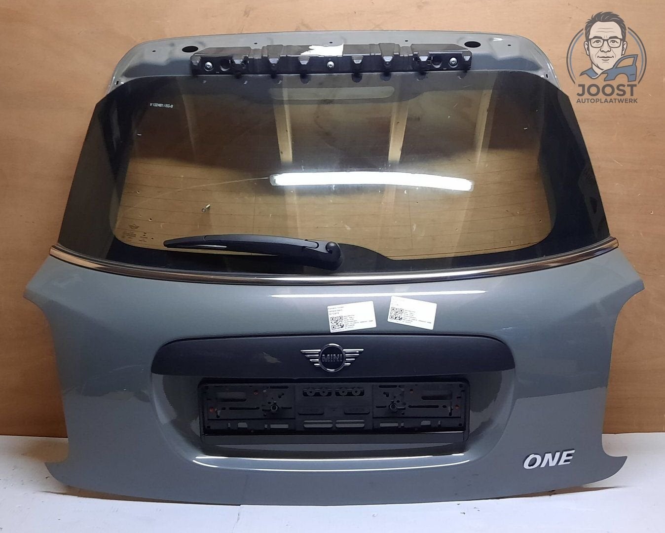 Achterklep 5-deurs Mini F55 v.a 2014 Moonwalk Grey B71, Arrière, -, Origine de la pièce connue, Haillon arrière