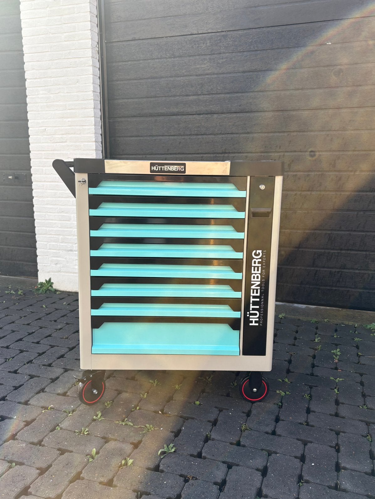 gereedschapswagen met gereedschap – 8 lades, Ophalen